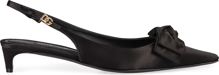 Satin Slingback Pumps - Image 2