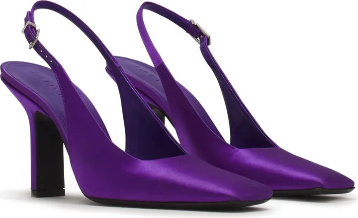 Satin Slingback Pumps - Image 2