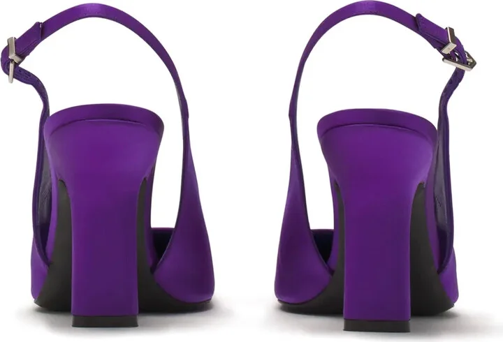 Satin Slingback Pumps - Image 3