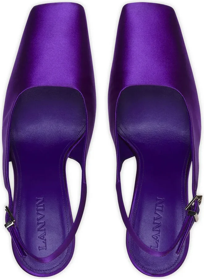 Satin Slingback Pumps - Image 4