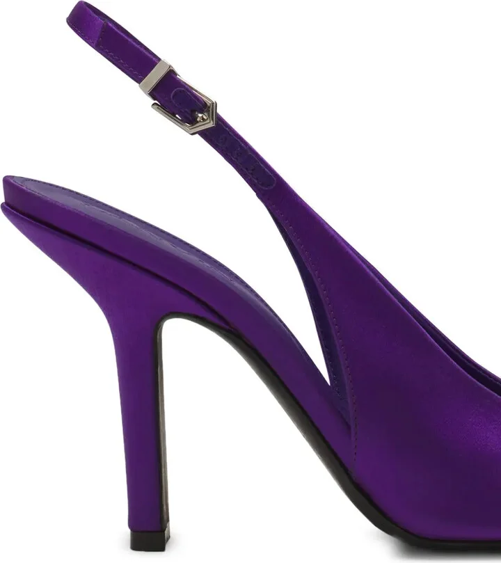 Satin Slingback Pumps - Image 5