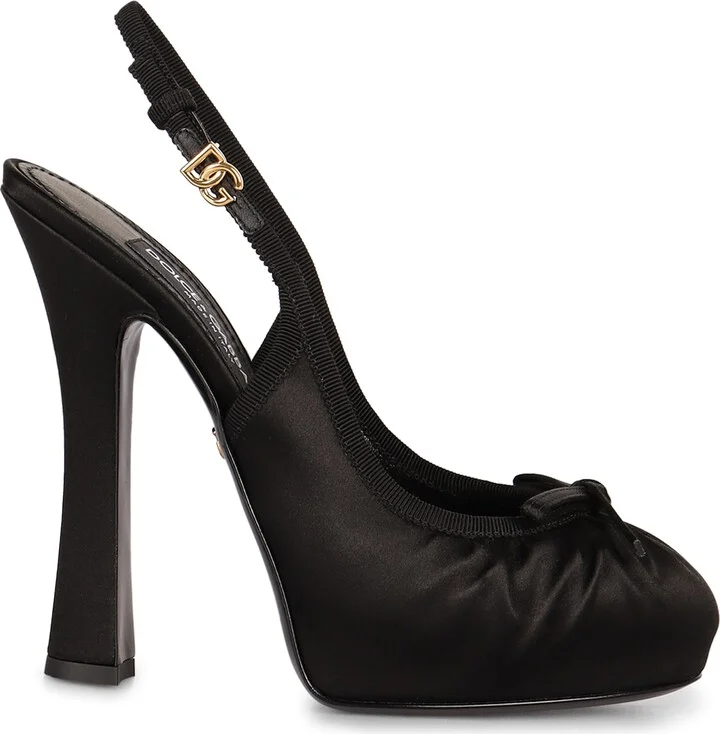 Satin Slingback Pumps - Image 2
