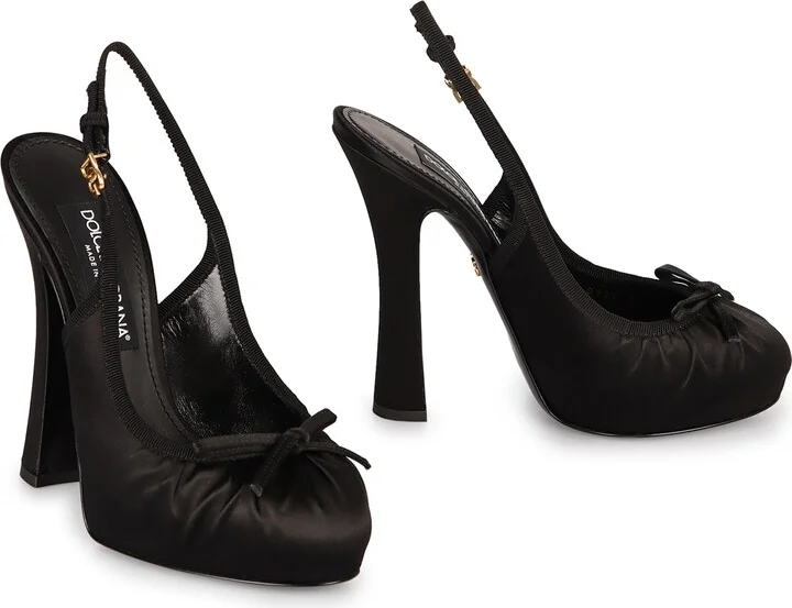 Satin Slingback Pumps - Image 3