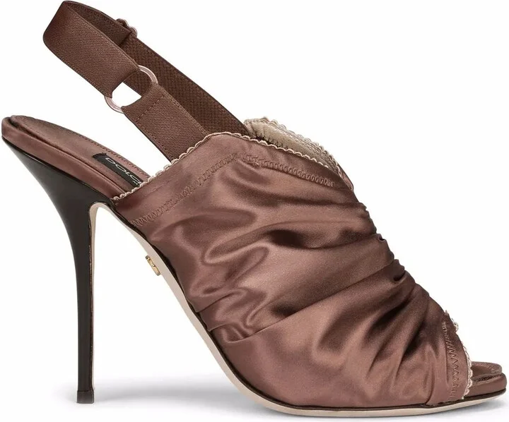 Satin Slingback Pumps