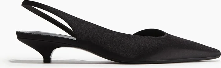 Satin Slingbacks