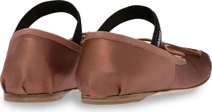 Satin Slip-On Ballerina Shoes - Image 3