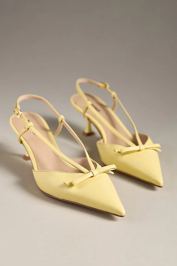 Satina Slingback Kitten Heels - Image 2