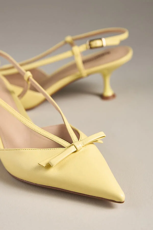 Satina Slingback Kitten Heels - Image 3