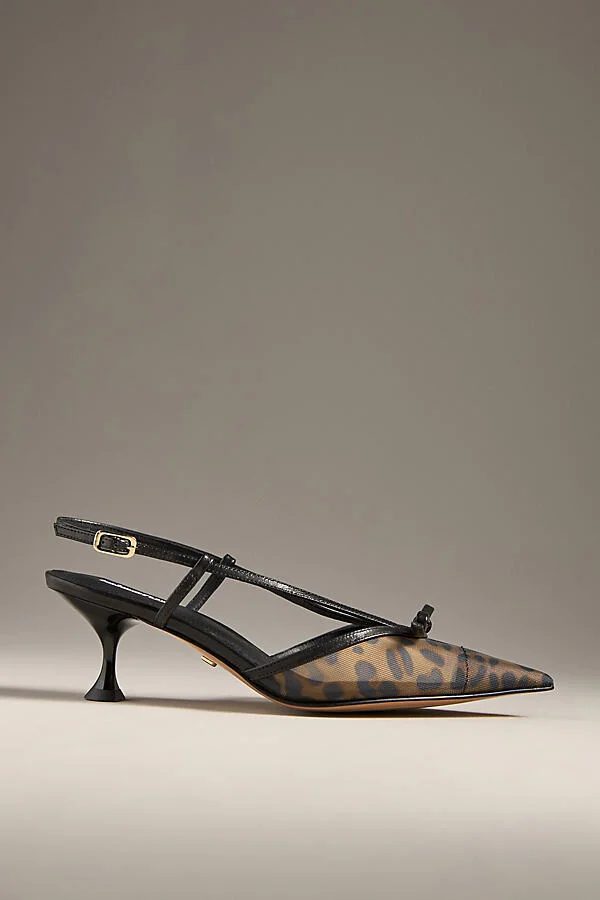 Satina Slingback Kitten Heels