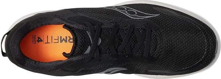 Saucony Axon 3 Men's Shoes Black/White : 7 D - Medium, Synthetic/Textile - Image 2