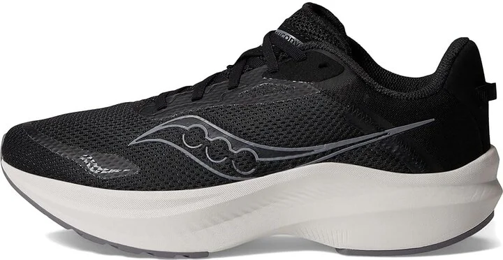 Saucony Axon 3 Men's Shoes Black/White : 7 D - Medium, Synthetic/Textile - Image 6