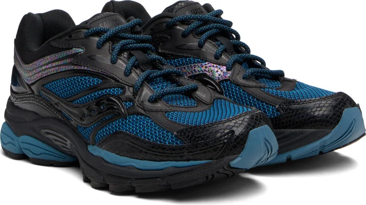 Saucony Black & Blue ProGrid Omni 9 Glowaconstrictor Sneakers - Image 4