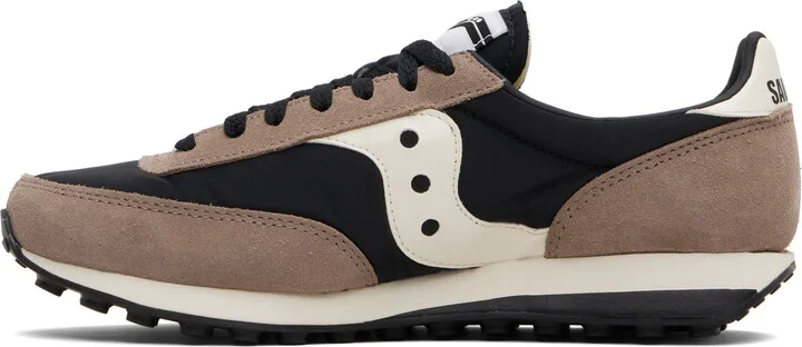 Saucony Black & Brown Trainer 80 Sneakers - Image 3
