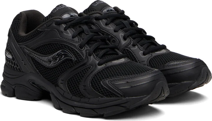 Saucony Black Progrid Triumph 4 Heritage Sneakers - Image 4