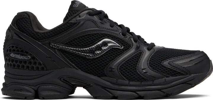Saucony Black Progrid Triumph 4 Heritage Sneakers