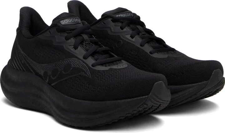 Saucony Black Triumph 23 Sneakers - Image 4