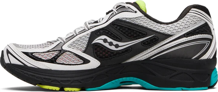 Saucony Black & White ProGrid Guide 7 Sneakers - Image 3