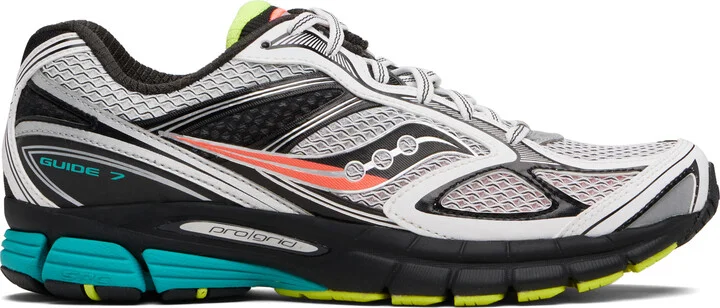 Saucony Black & White ProGrid Guide 7 Sneakers