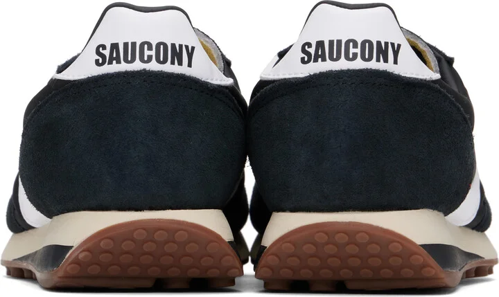 Saucony Black & White Trainer 80 Sneakers - Image 2