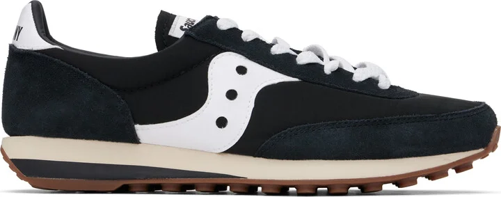 Saucony Black & White Trainer 80 Sneakers