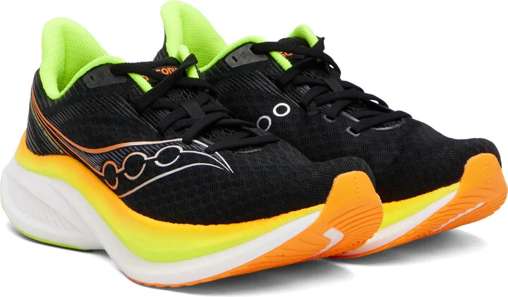 Saucony Black & Yellow Endorphin Speed 5 Sneakers - Image 4