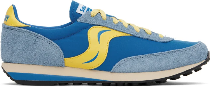 Saucony Blue & Yellow Trainer 80 Original Sneakers