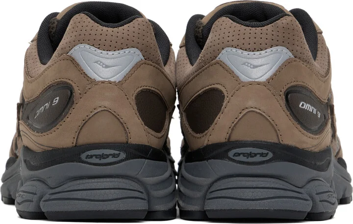 Saucony Brown ProGrid Omni 9 Reinvention Sneakers - Image 2