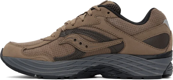 Saucony Brown ProGrid Omni 9 Reinvention Sneakers - Image 3