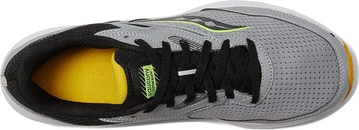 Saucony Cohesion 16 Men's Shoes Fossil/Sulphur : 10.5 D - Medium, Synthetic/Textile - Image 2