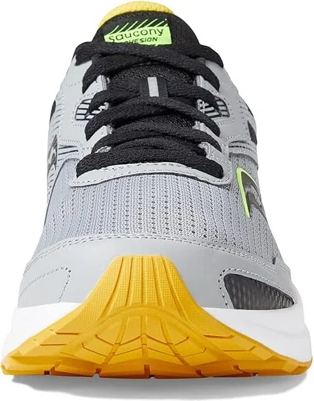 Saucony Cohesion 16 Men's Shoes Fossil/Sulphur : 10.5 D - Medium, Synthetic/Textile - Image 3