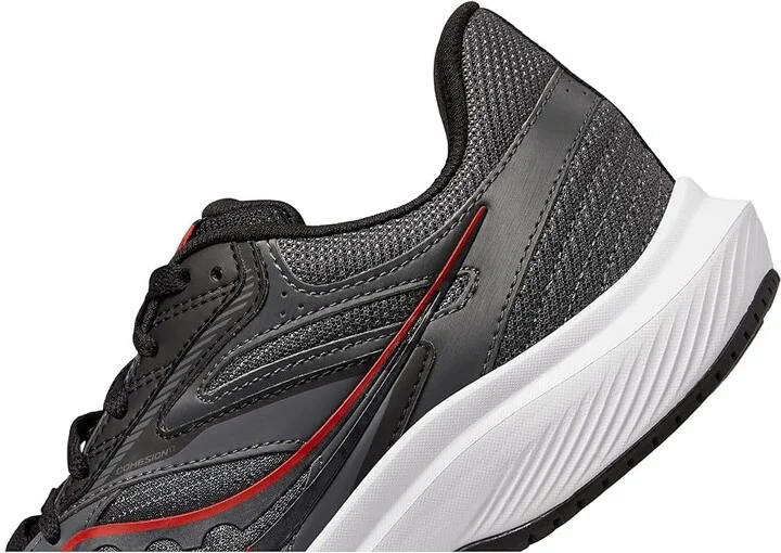Saucony Cohesion 17 Men's Shoes Shadow/Black 1 : 11.5 D - Medium, Synthetic - Image 4