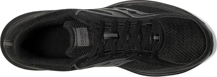 Saucony Cohesion 17 Men's Shoes Triple Black : 7.5 D - Medium, Synthetic - Image 2