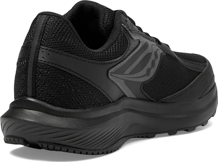 Saucony Cohesion 17 Men's Shoes Triple Black : 7.5 D - Medium, Synthetic - Image 4
