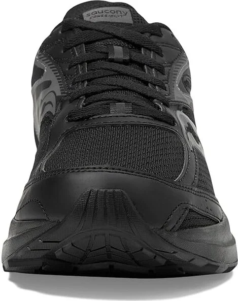 Saucony Cohesion 17 Men's Shoes Triple Black : 7.5 D - Medium, Synthetic - Image 5