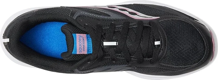 Saucony Cohesion 17 Women's Shoes Black/Orchid 1 : 5 B - Medium, Synthetic - Image 2