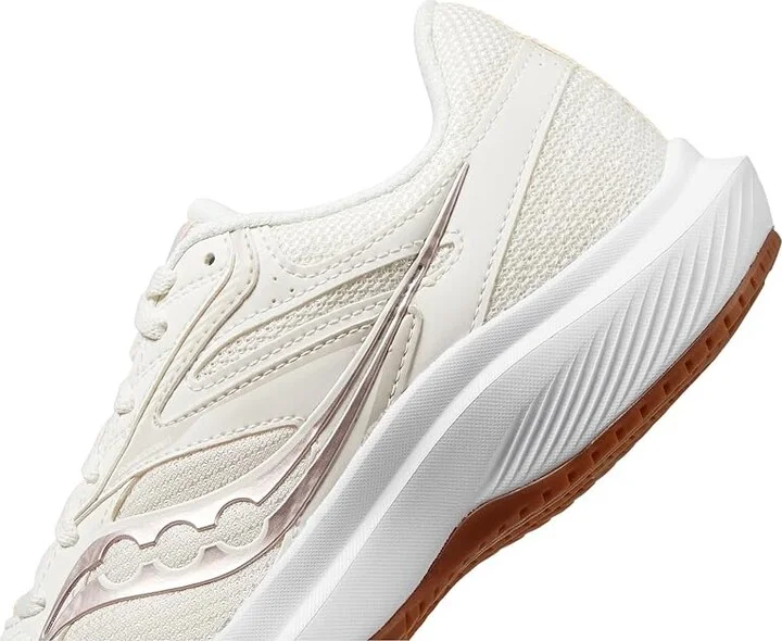 Saucony Cohesion 17 Women's Shoes Pearl/Gum : 9.5 B - Medium, Synthetic - Image 4
