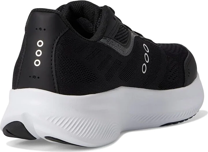Saucony Cohesion 18 Men's Running Shoes Black/White : 14 D - Medium, Textile - Image 4