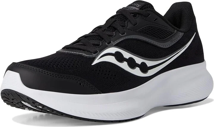 Saucony Cohesion 18 Men's Running Shoes Black/White : 14 D - Medium, Textile - Image 5