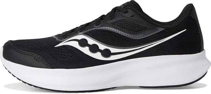 Saucony Cohesion 18 Men's Running Shoes Black/White : 14 D - Medium, Textile - Image 6