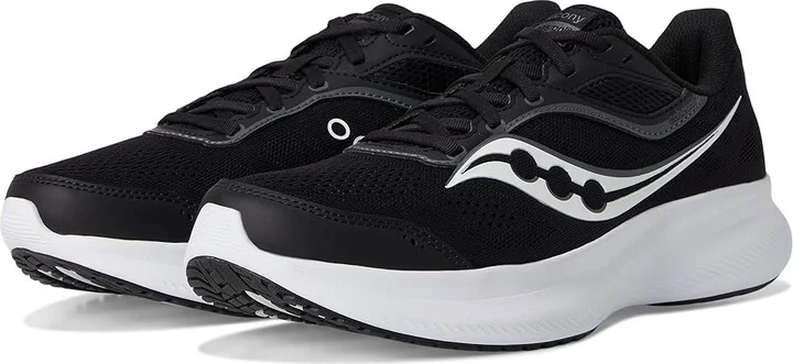 Saucony Cohesion 18 Men's Running Shoes Black/White : 14 D - Medium, Textile