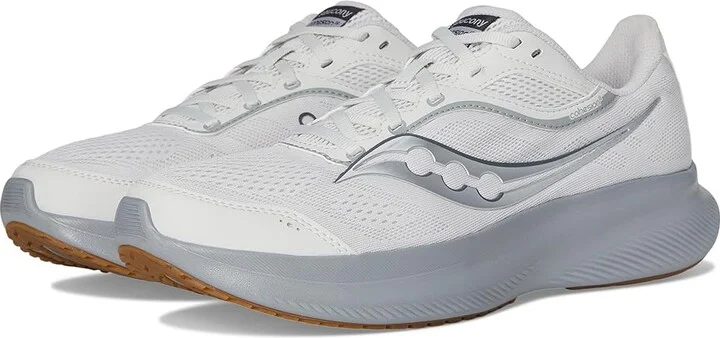 Saucony Cohesion 18 Men's Running Shoes Fog/Fossil : 10.5 EE - Wide, Textile
