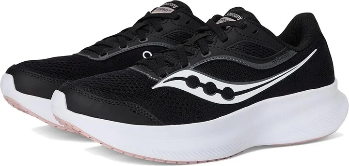 Saucony Cohesion 18 Women's Running Shoes Black/Cameo : 8.5 D - Wide, Leather
