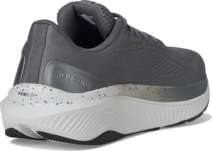Saucony Echelon 10 Men's Running Shoes Carbon/Black : 9.5 D - Medium, Leather/Synthetic - Image 4