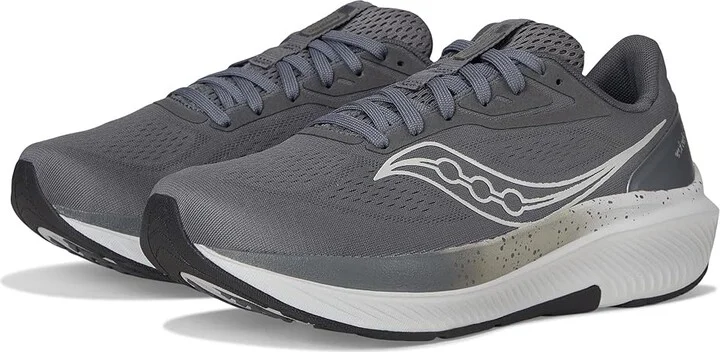 Saucony Echelon 10 Men's Running Shoes Carbon/Black : 9.5 D - Medium, Leather/Synthetic