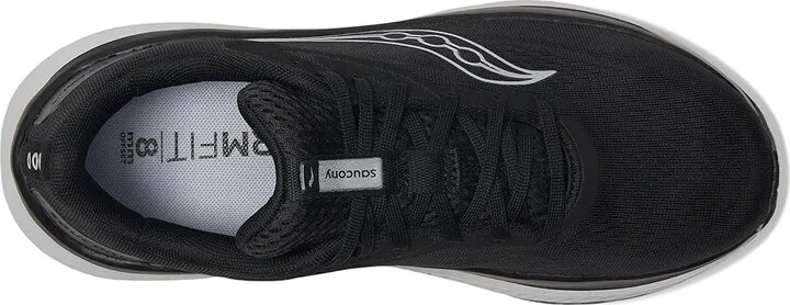 Saucony Echelon 10 Women's Running Shoes Black/Silver : 6 B - Medium, Textile - Image 2