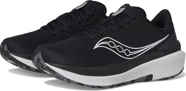 Saucony Echelon 10 Women's Running Shoes Black/Silver : 6 B - Medium, Textile