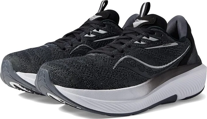 Saucony Echelon 9 Men's Shoes Black/White : 7 D - Medium, Synthetic/Textile