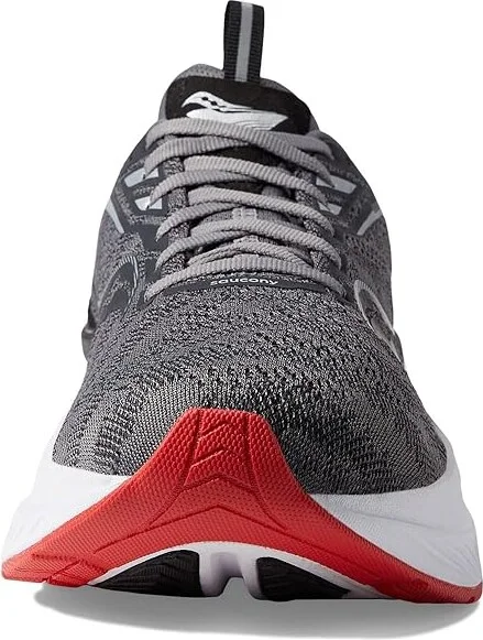 Saucony Echelon 9 Men's Shoes Charcoal/Red Sky : 7 D - Medium, Synthetic/Textile - Image 3