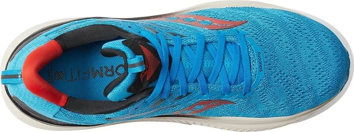 Saucony Echelon 9 Men's Shoes Ocean/Red Rock : 9.5 D - Medium, Synthetic/Textile - Image 2