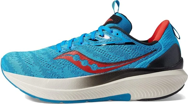 Saucony Echelon 9 Men's Shoes Ocean/Red Rock : 9.5 D - Medium, Synthetic/Textile - Image 6